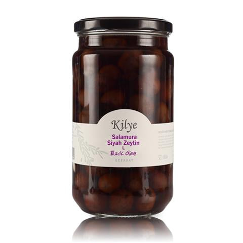 Kilye Salamura Siyah Zeytin 700g görseli.